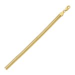 Lite Oval Snake Chain 6.5 mm 14K Yellow Gold