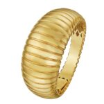 Graduated Tubogas Ring 9.6 mm 14K Yellow Gold Graduated Tubogas Ring 9.6 mm 14K Yellow Gold