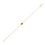 14K Yellow Gold Citrine Paperclip Bracelet 1.5 mm 14K Yellow Gold Citrine Paperclip Bracelet 1.5 mm