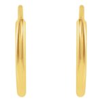 Flexible Endless Tube Hoop Earrings 14K Gold Flexible Endless Tube Hoop Earrings 14K Gold