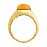 Oval Citrine Cabochon Ring 14K Yellow Gold (1) Oval Citrine Cabochon Ring 14K Yellow Gold (1)