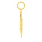 14K Gold Violin Pendant