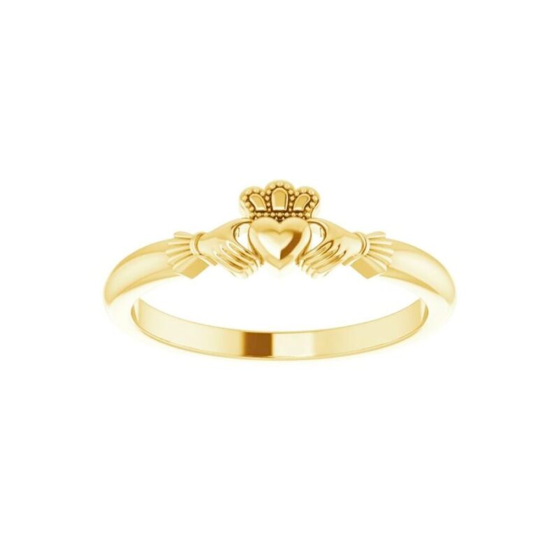 18K Gold Claddagh (irish clatter) Ring