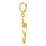 Emerald Martini Glass Charm Pendant 14K Gold Emerald Martini Glass Charm Pendant 14K Gold