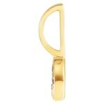 Multi Gemstone Colorful Rainbow Charm Pendant 14K Gold