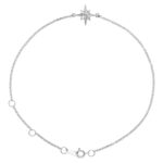 North Star Bracelet 14K White Gold