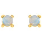Opal October Birthstone Stud Earrings 14K Gold Opal October Birthstone Stud Earrings 14K Gold