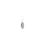 Real Cushion Cut Brown Smoky Pendant Necklace Sterling Silver