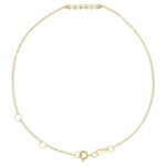 Rose-Cut Diamond Bar Bracelet 1 10 Carat 14K Yellow Gold Rose-Cut Diamond Bar Bracelet 1 10 Carat 14K Yellow Gold