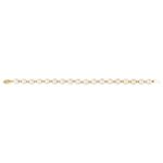 Treated Freshwater Cultured White Pearls and Beads Bracelet Solid 14K Gold Treated Freshwater Cultured White Pearls and Beads Bracelet Solid 14K Gold