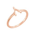 Wishbone Ring Solid 14k Rose Gold Wishbone Ring Solid 14k Rose Gold