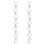 1 1 5 CTW 7 Stone Long Dangle Lab Grown Diamond Earrings 14K Gold 1 1 5 CTW 7 Stone Long Dangle Lab Grown Diamond Earrings 14K Gold