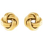 10 mm Knot Stud Earrings 14K Gold 10 mm Knot Stud Earrings 14K Gold