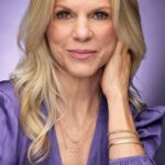 14K Gold Mama Bracelet on Model 14K Gold Mama Bracelet on Model