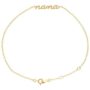 14K Gold Nana Bracelet