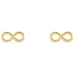 14K Gold Rope Infinity Stud Earrings 14K Gold Rope Infinity Stud Earrings