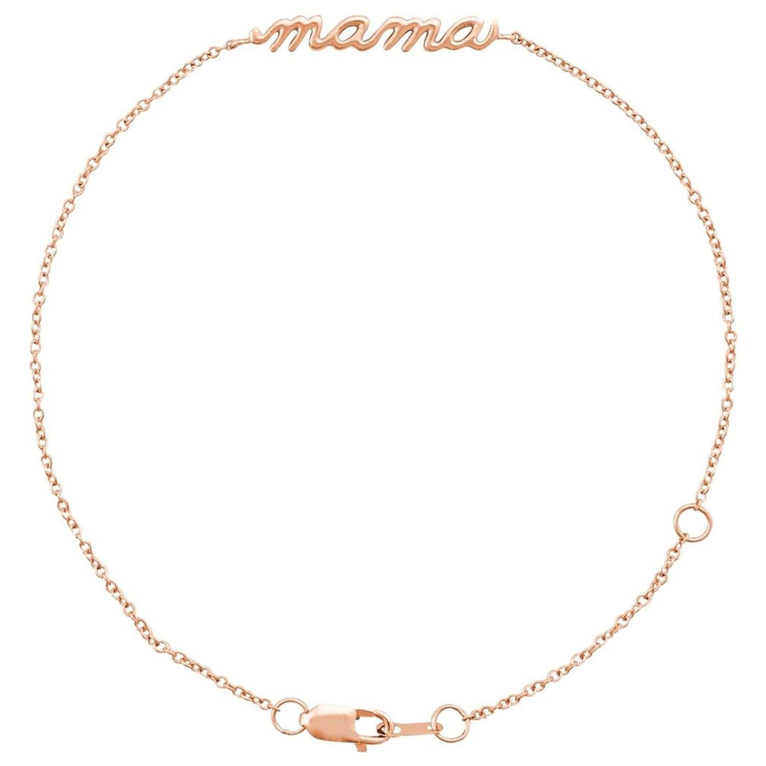 14K Rose Gold Mama Bracelet 14K Rose Gold Mama Bracelet