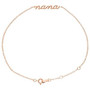 14K Rose Gold Nana Bracelet