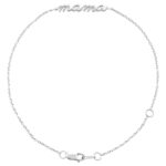 14K White Gold Mama Bracelet 14K White Gold Mama Bracelet