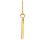 14K Yellow Gold Swan Pendant Necklace Thickness 14K Yellow Gold Swan Pendant Necklace Thickness