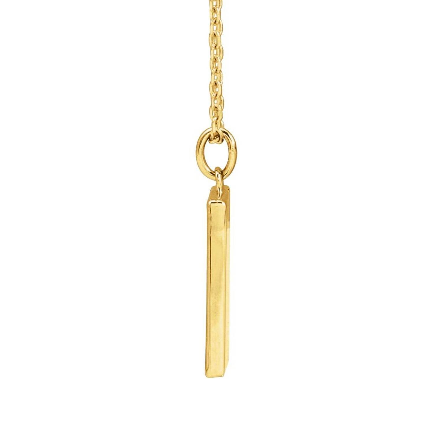 14K Yellow Gold Swan Pendant Necklace Thickness 14K Yellow Gold Swan Pendant Necklace Thickness