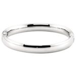 925 Sterling Silver 9 mm Hinged Bangle Bracelet 7 Inch 925 Sterling Silver 9 mm Hinged Bangle Bracelet 7 Inch