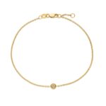 14K Yellow Gold Solo Diamond Bracelet