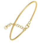 Women's Diamond Cut Stack Bangle Bracelet 1.8 mm 14K Yellow Gold Women's Diamond Cut Stack Bangle Bracelet 1.8 mm 14K Yellow Gold