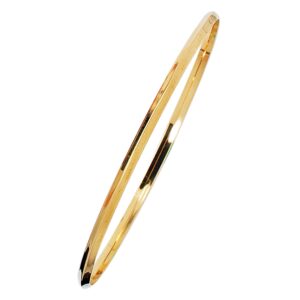 Knife Edge Bangle 14K Yellow Gold