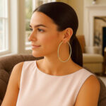 14k Yellow Gold Extra Large Simple Hoop Earrings 70mm x 2mm 14k Yellow Gold Extra Large Simple Hoop Earrings 70mm x 2mm