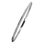14K White Gold Knife Edge Bangle 14K White Gold Knife Edge Bangle