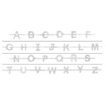 Genuine Diamond Initial Bracelet All Letters 14K White Gold Genuine Diamond Initial Bracelet All Letters 14K White Gold