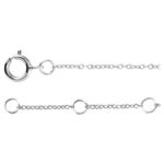 Genuine Diamond Initial Bracelet Chian 14K White Gold Genuine Diamond Initial Bracelet Chian 14K White Gold