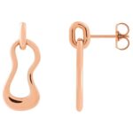 Irregular Dangle Earrings 14K Rose Gold Irregular Dangle Earrings 14K Rose Gold