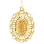 Our Lady of Guadalupe Medal 14K Yellow Gold