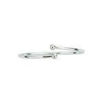 Sterling Silver Open bangle with Balls on End Sterling Silver Open bangle with Balls on End