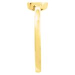 Thin 14K Gold Turkish Evil Eye Ring Thin 14K Gold Turkish Evil Eye Ring