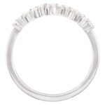 14K Gold Lab-Grown Diamond Scattered Stackable Ring