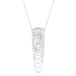 Sterling Silver Drape Necklace