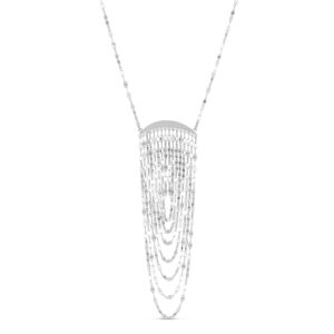 Sterling Silver Drape Necklace