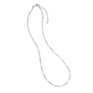 Sterling Silver Freshwater Pearl Bead Necklace