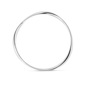 Sterling Silver Slip On Fancy Bangle