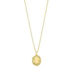 Sterling Silver 14K Gold Plated Oval Vine Locket Necklace Sterling Silver 14K Gold Plated Oval Vine Locket Necklace