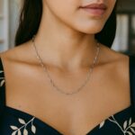 Sterling Silver 2.3 mm Alternating Paperclip Chain Necklace Sterling Silver 2.3 mm Alternating Paperclip Chain Necklace