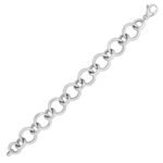 Sterling Silver Round Link Bracelet