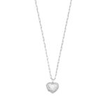 925 Sterling Silver Heart Locket Necklace