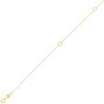 14K Yellow Gold Mini Initial O Bracelet 14K Yellow Gold Mini Initial O Bracelet