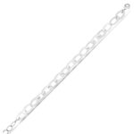 Sterling Silver Italian Oval Link Bracelet 8.7 mm