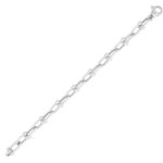 Sterling Silver Jax Link Bead Bracelet 9.2mm