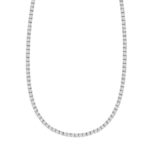925 Sterling Silver CZ Tennis Necklace 3mm